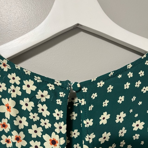 RVCA Camille Rowe Lido Floral Midi Short Sleeve Dress - Picture 13 of 15